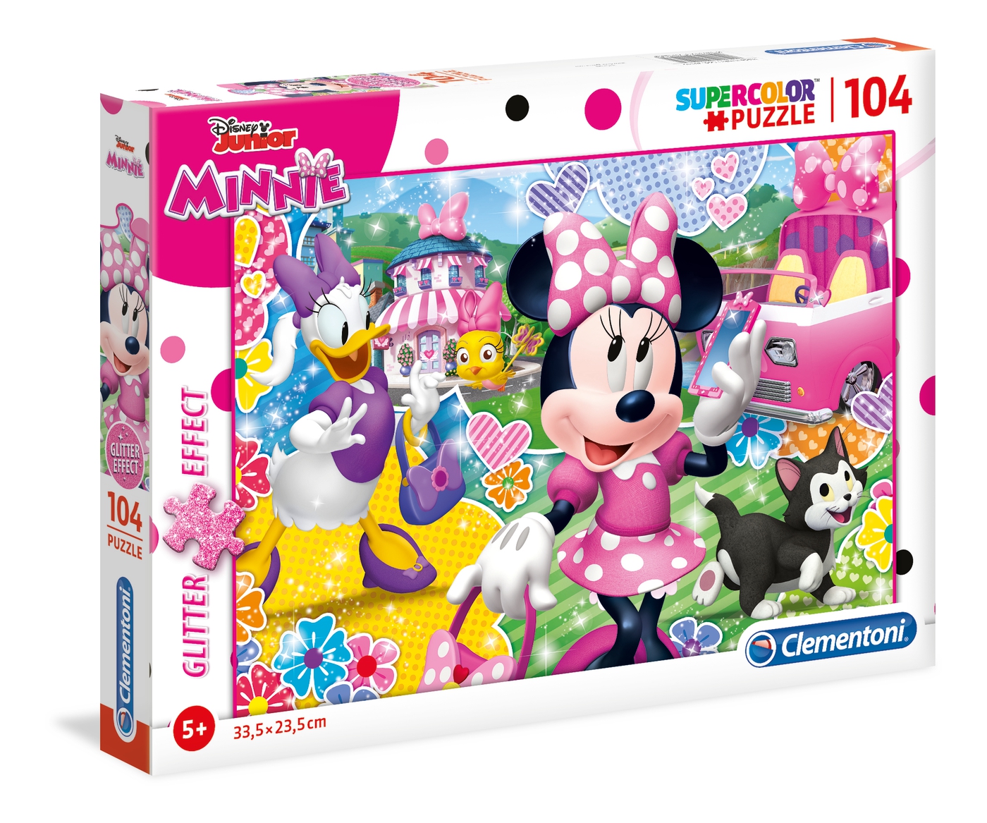 Disney Minnie 104 El Glitter Puzzle Clementoni