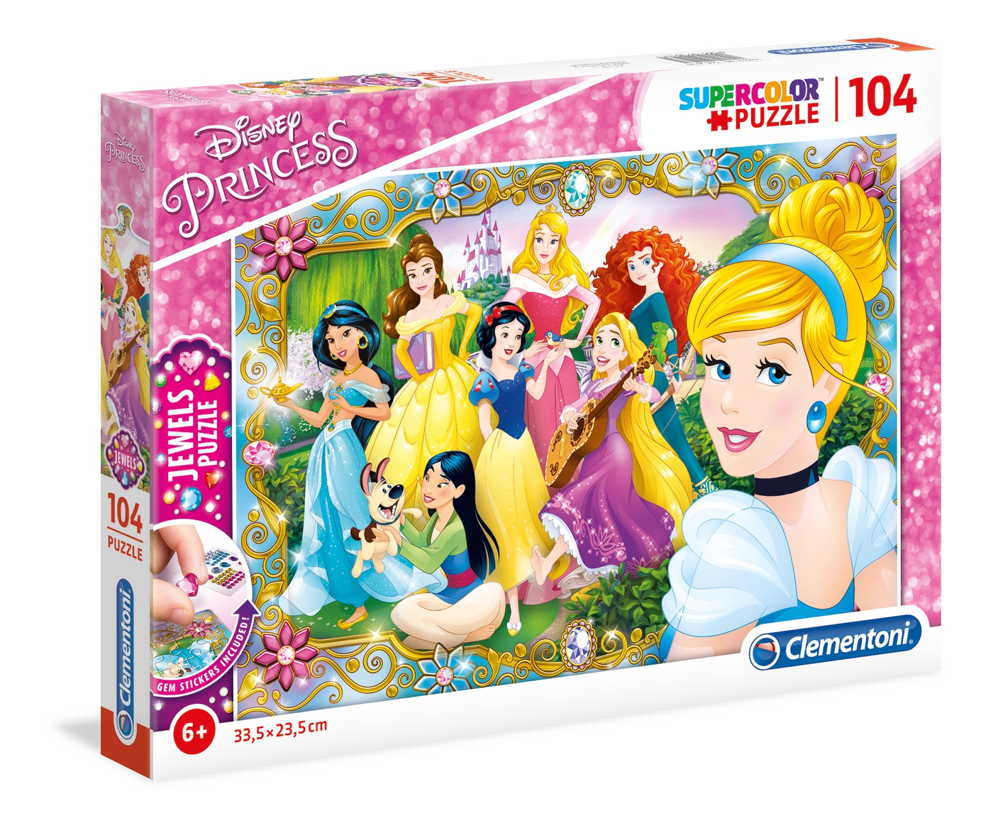 Disney Princess 104 el. Jewels Puzzle Clementoni