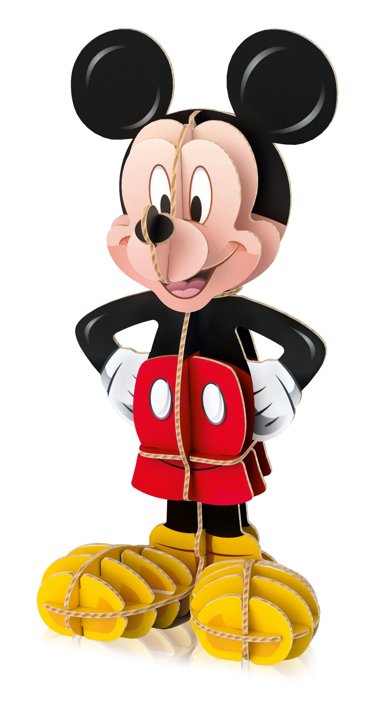 Missend Geval Paard Disney Mickey Mouse - 104 el. - Puzzle 104 + 3D Model - Clementoni