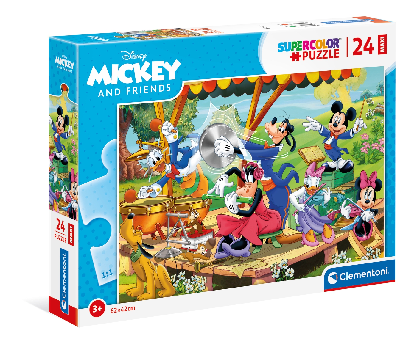 abstract Arab Attent Disney Mickey and friends - 24 el. - Supercolor Puzzle - Clementoni