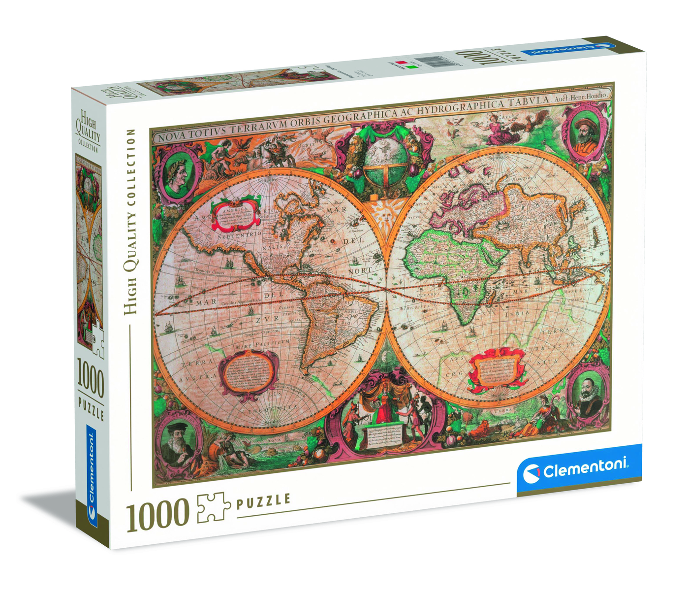 Clementoni 31229 antique carte 1000 Pièces Puzzle High Quality collection 
