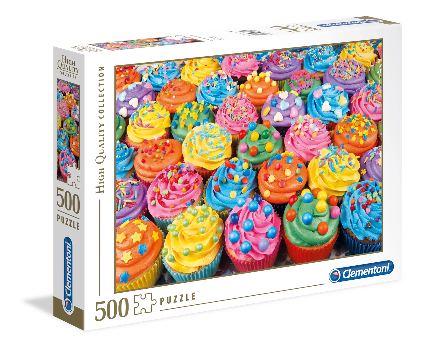 High Quality Collection Puzzle Clementoni Cupcakes Colorés - 500 Pièces 35057 