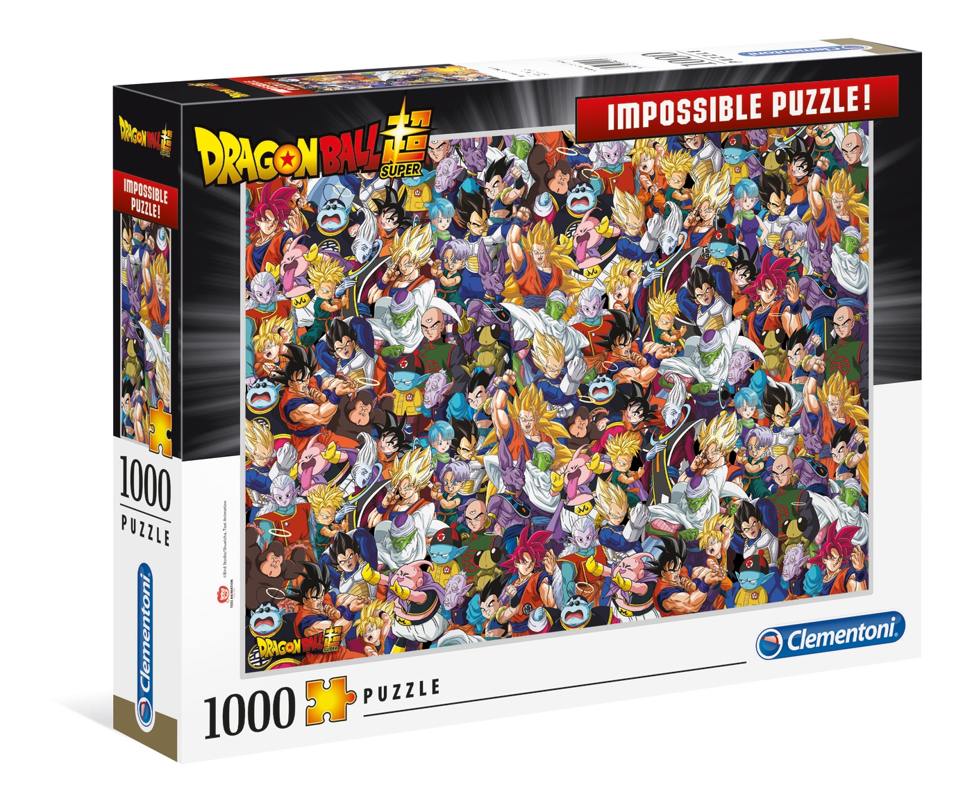 vrede Specialist token Dragon Ball - 1000 el. - Impossible Puzzle - Clementoni