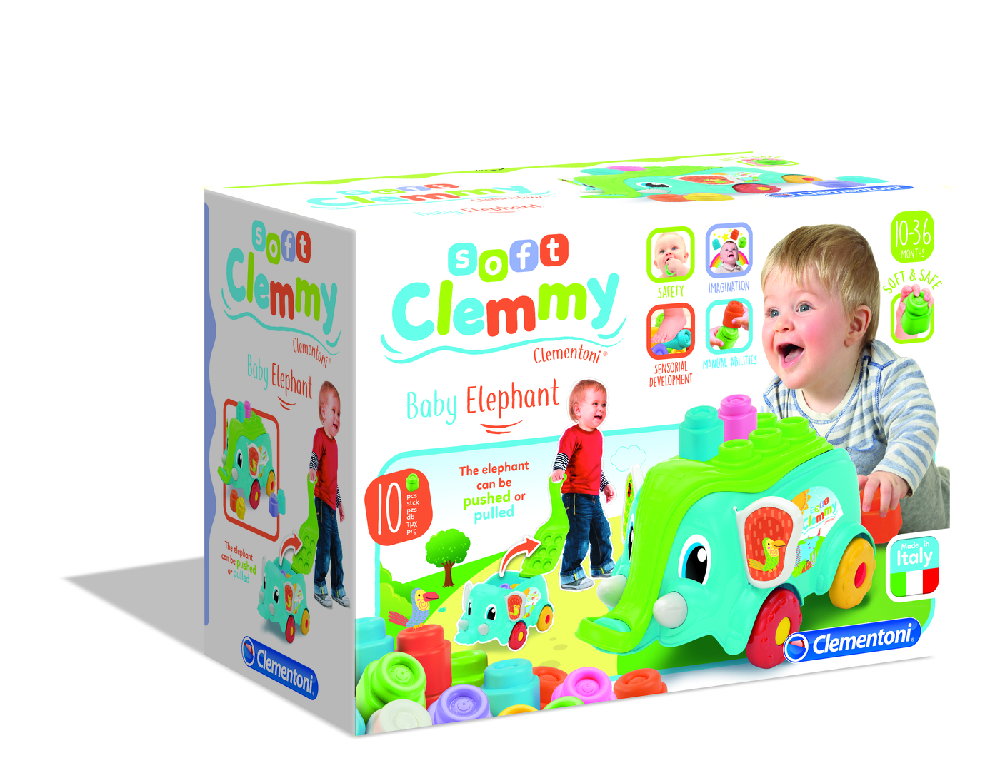 Soft Clemmy Elefante Bebe Clementoni