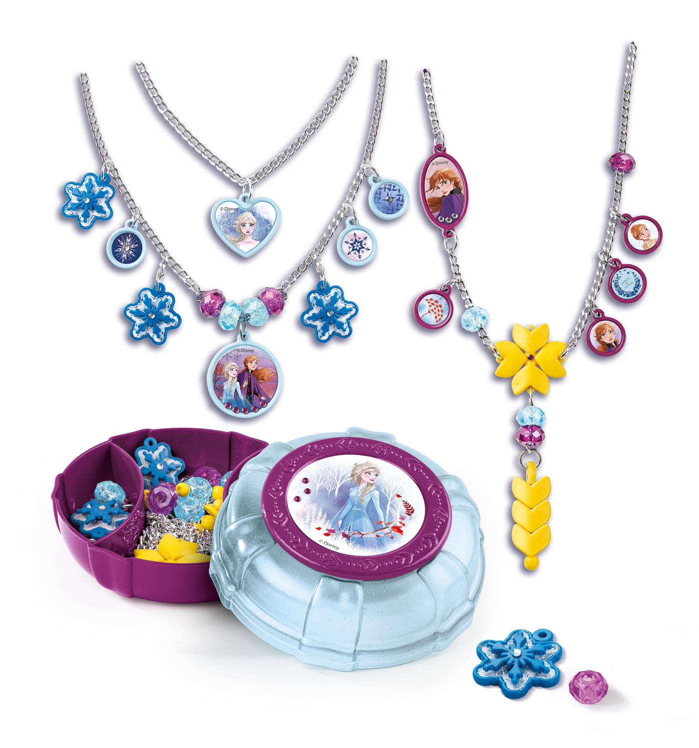 Clementoni Disney Frozen 2 Jewels Collection Set DIY Jewellery New 