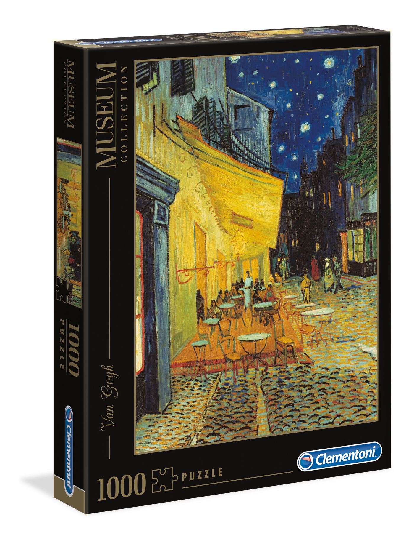 Van Gogh Esterno di Caffè di notte 1000 peças Museum Collection Clementoni
