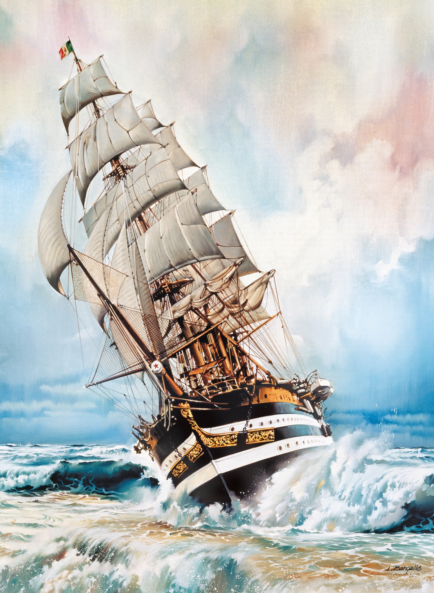 Amerigo Vespucci - 1000 peças - High Quality Collection - Clementoni