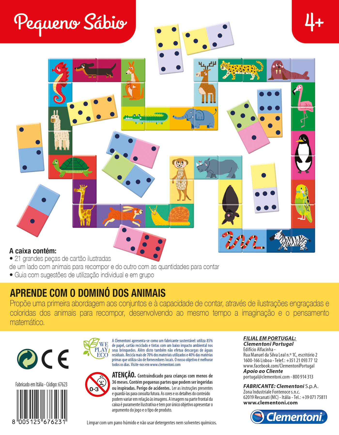 Domino Dos Animais Clementoni