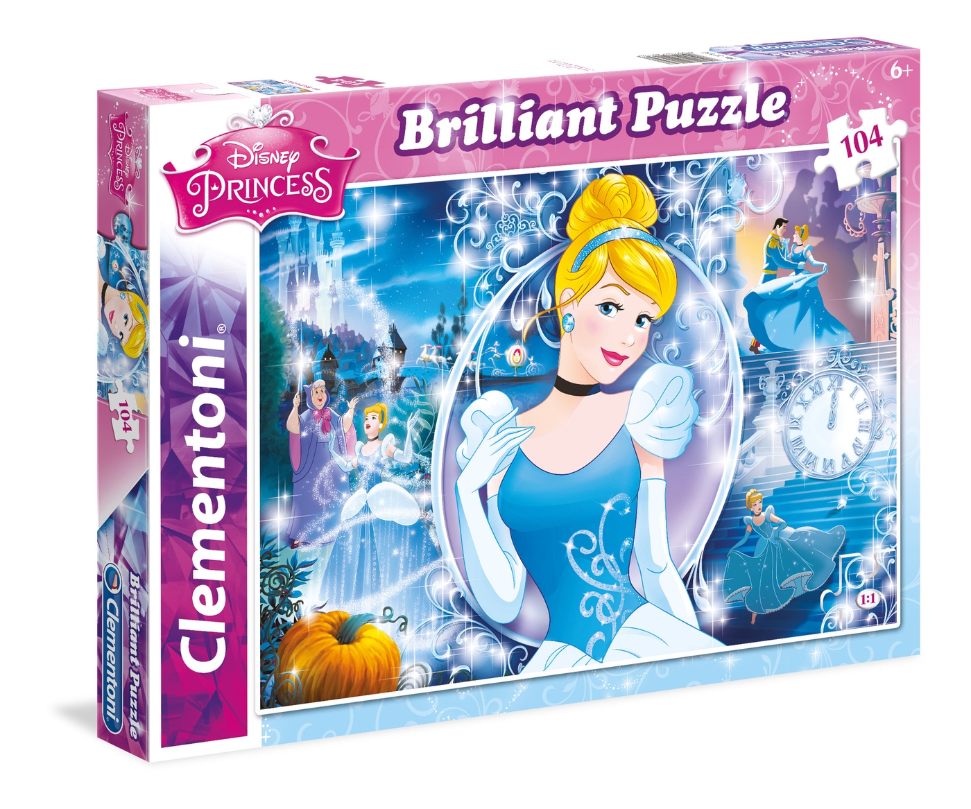 Disney Princess Brillant Puzzle 104 Teile Kinderpuzzle Clementoni 20140.2 