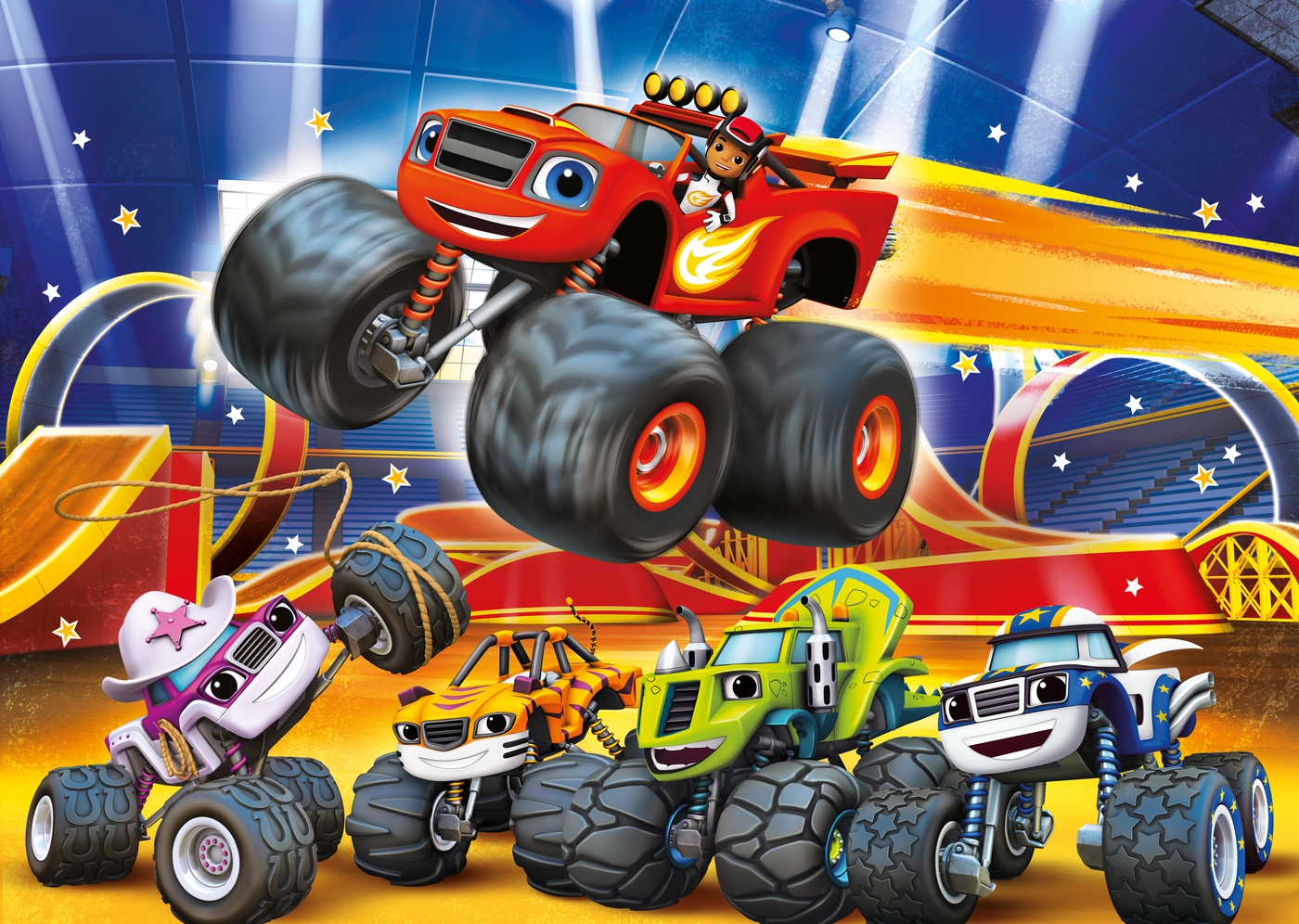Blaze and the Monster Machines - 2x20 pcs - SuperColor. 