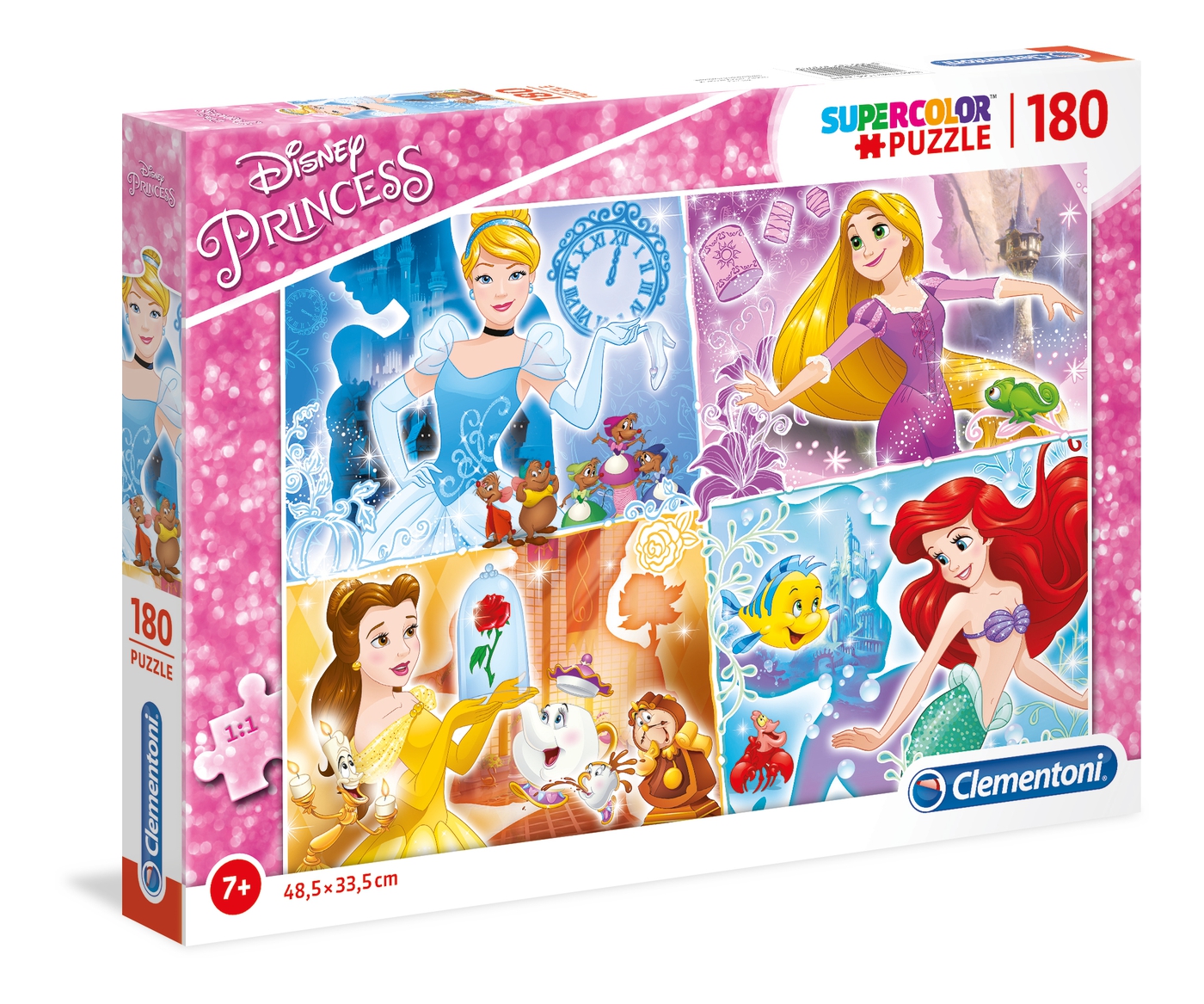 41181 12 pièces Clementoni Clementoni Disney Princesses Puzzle Cubes 