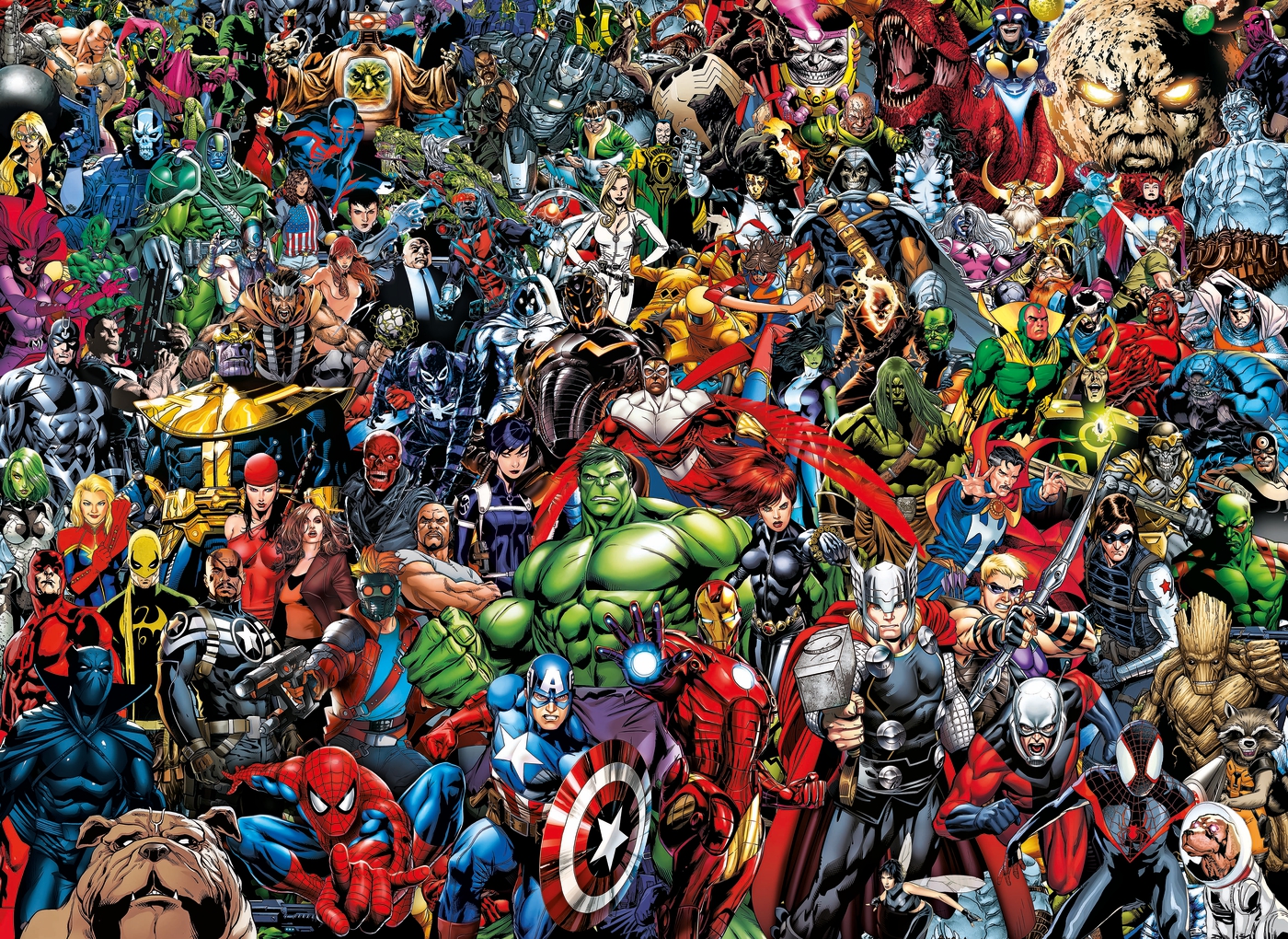 Marvel - 1000 pcs - Impossible Puzzle - Clementoni