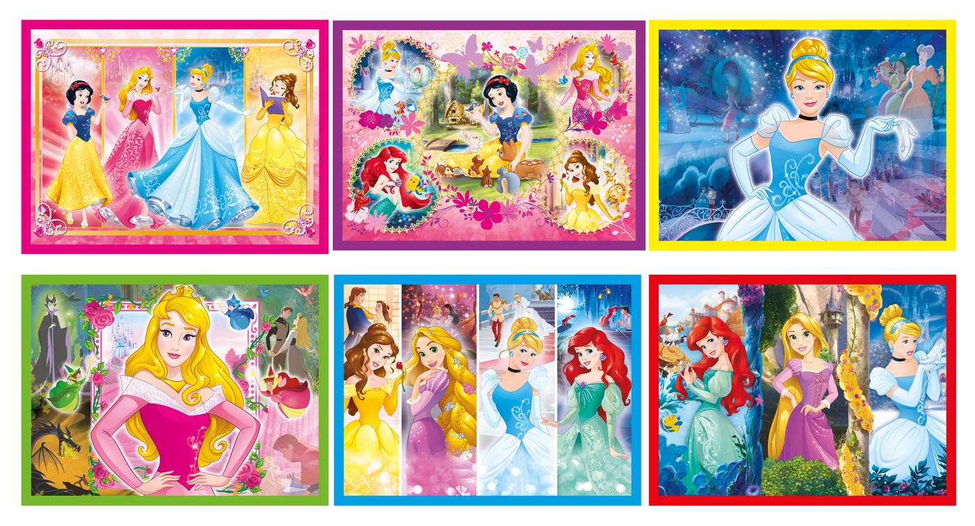 Disney Princess 12 pcs Cubes Clementoni