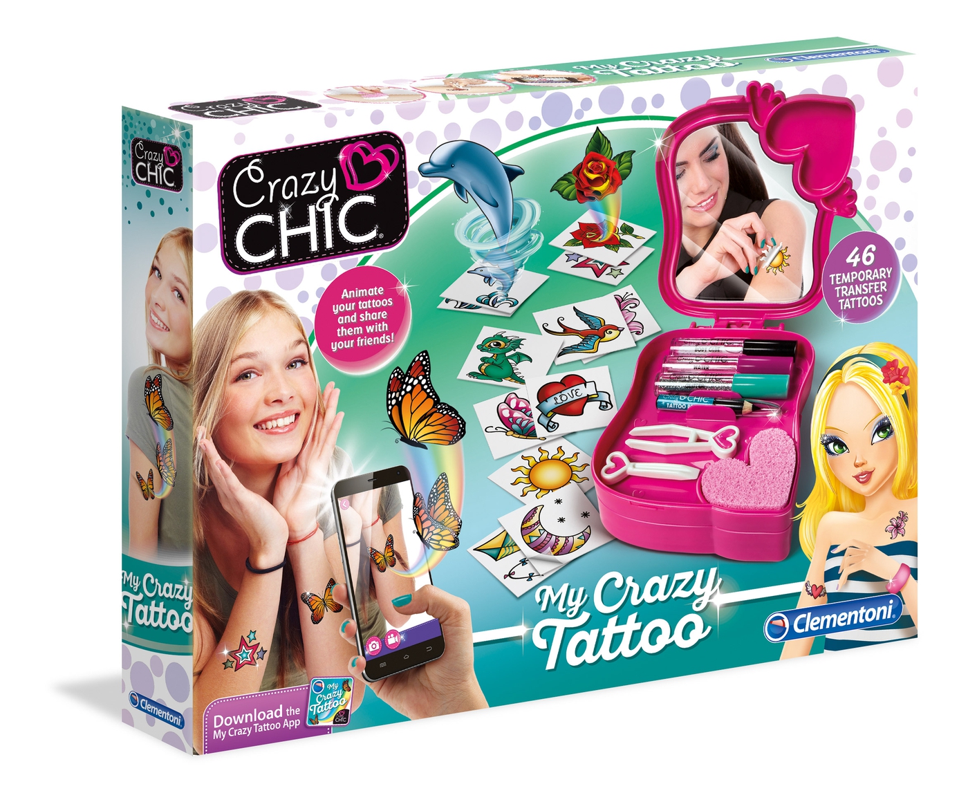 Salon De Tatouage Crazy Chic Crazy Chic - Crazy Tattoos - Clementoni