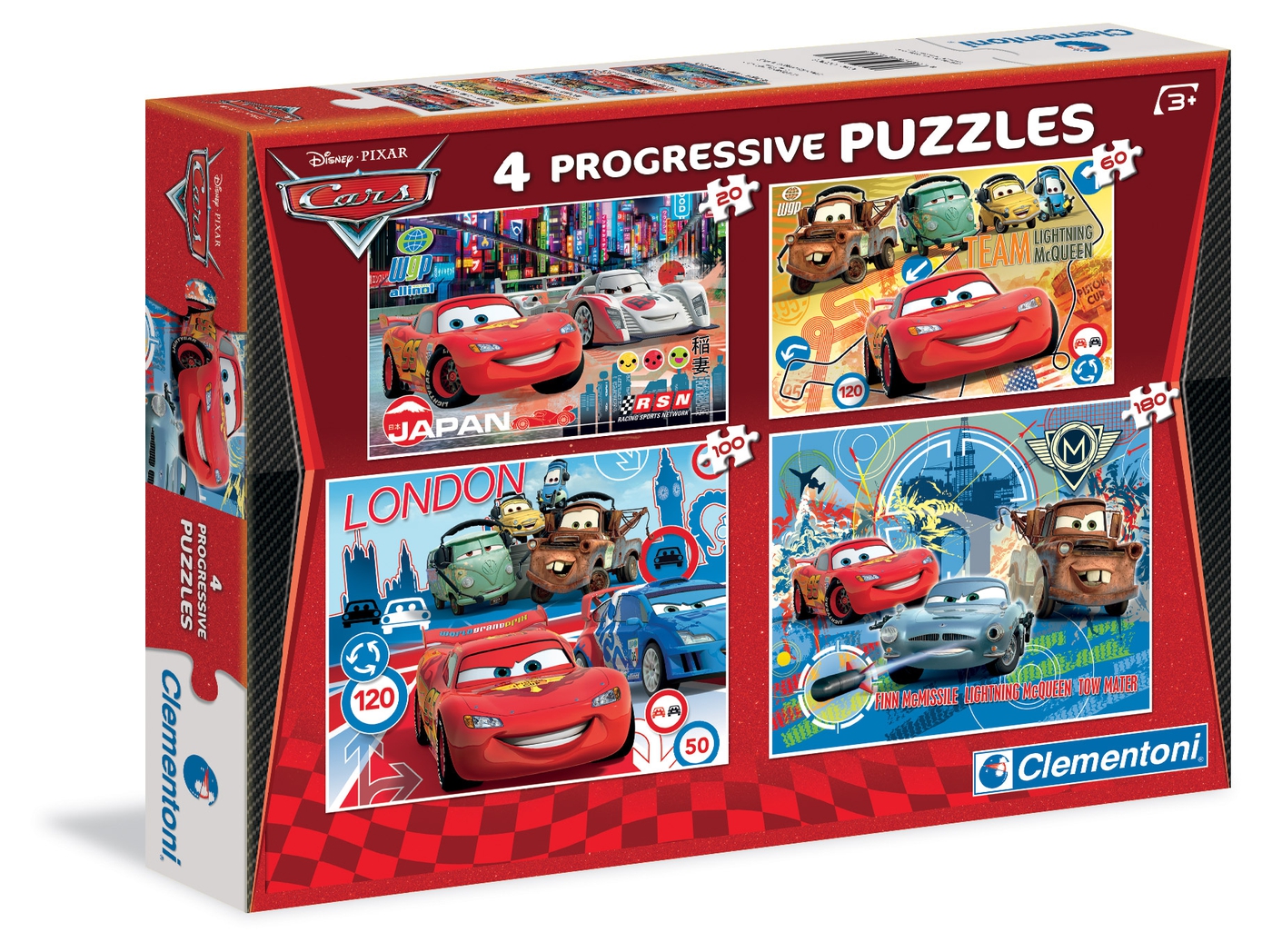 Clementoni Puzzle 2 x 20 Piezas Cars 24741