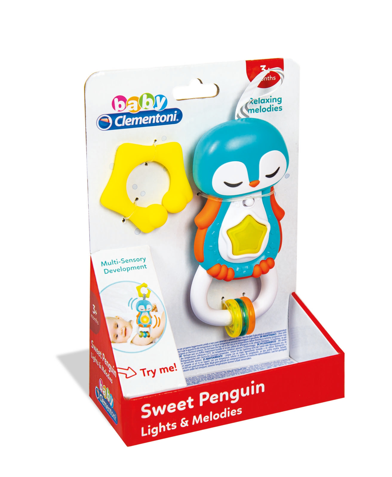Baby Clementoni İnteraktif Penguen Çıngırak Clementoni