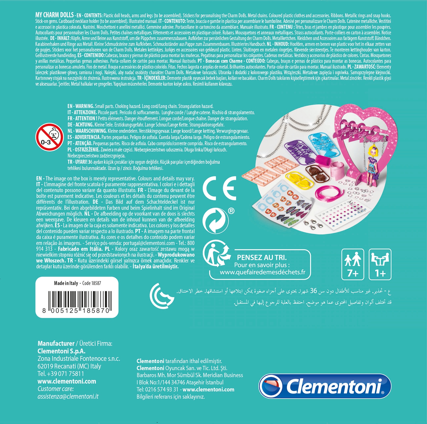 Crazy Chic Bebek Kolyeler Clementoni Crazy Chic Bebek Kolyeler Clementoni