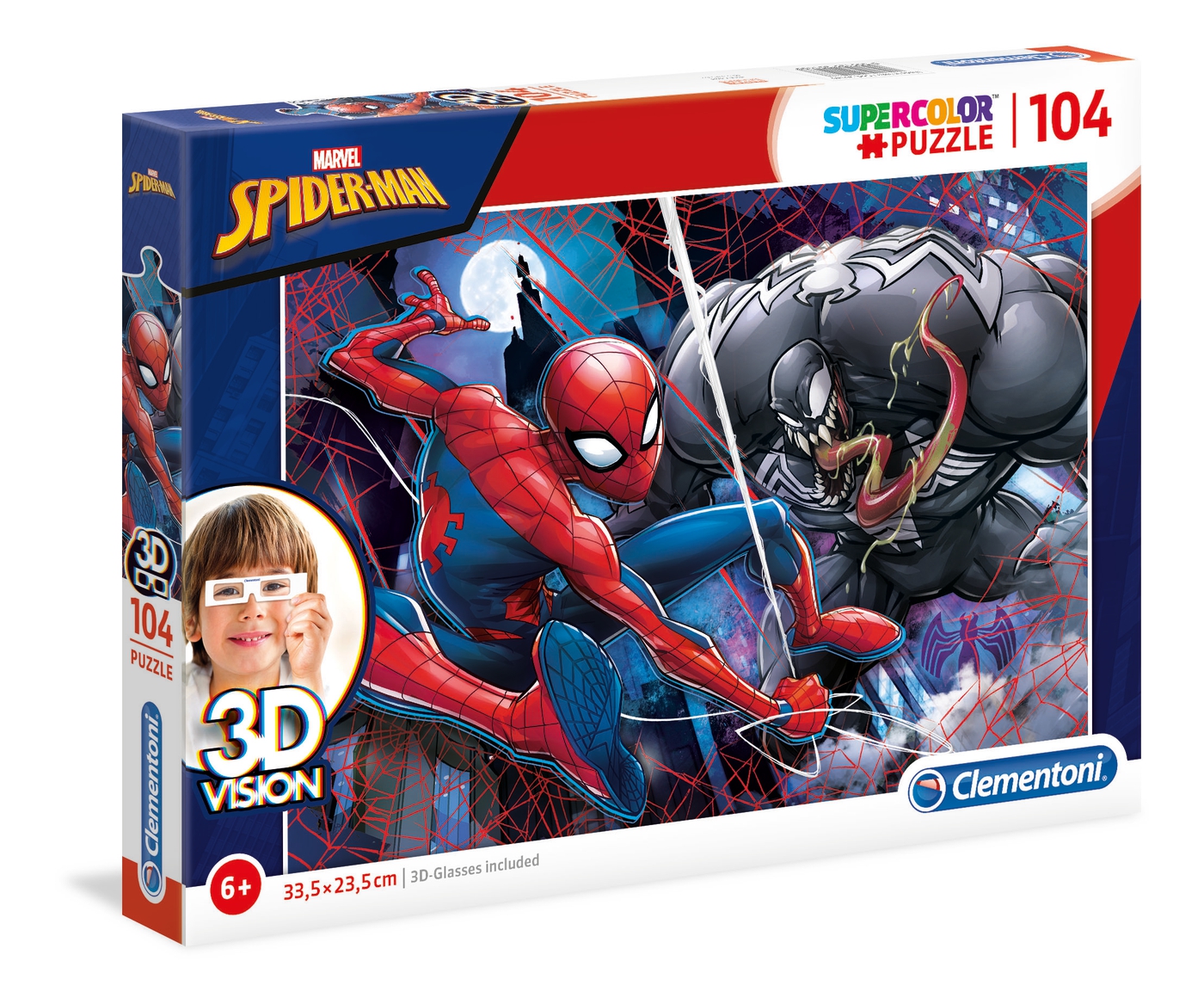 Marvel Spider-Man - 104 parça - 3D 
