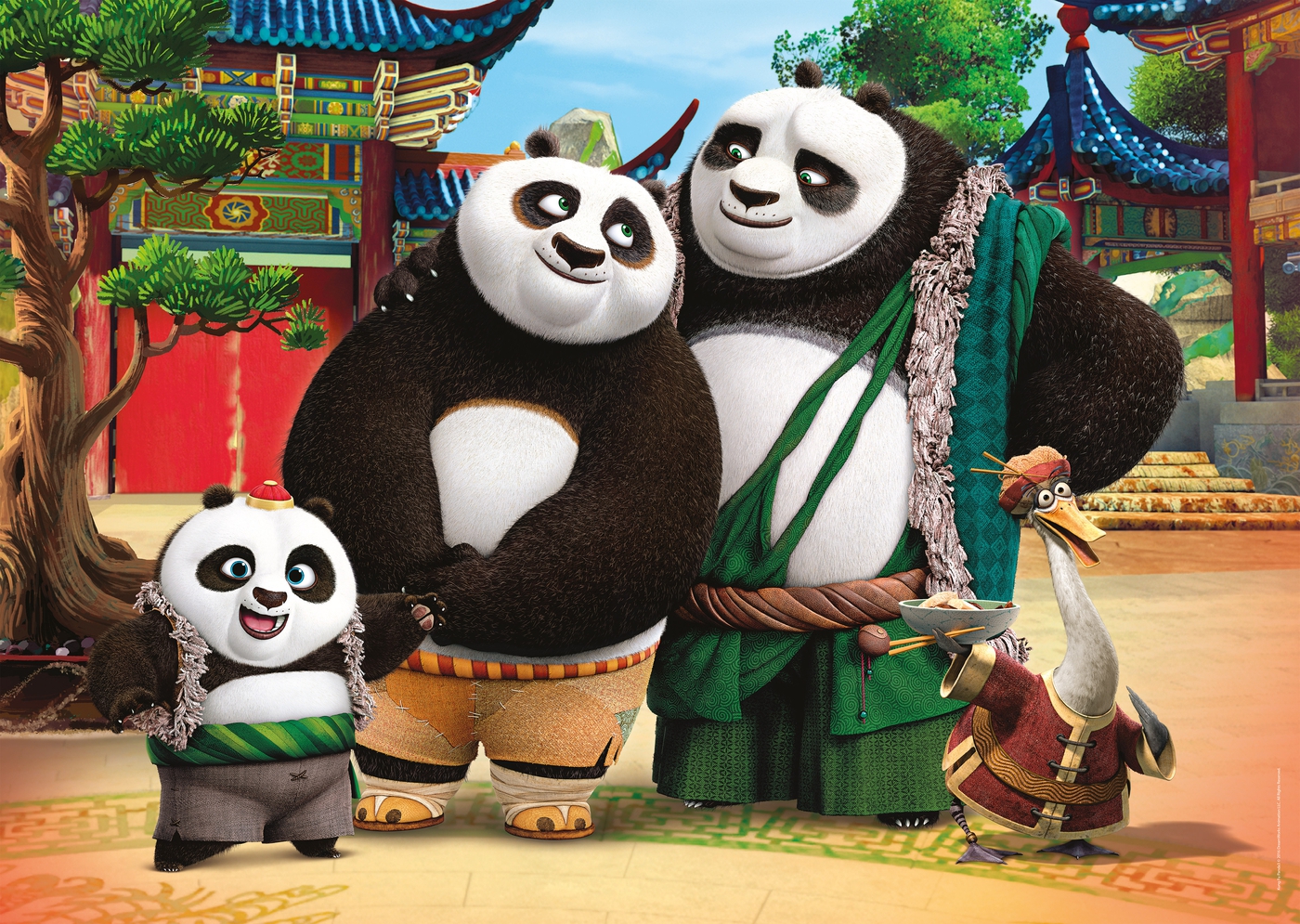 Kung Fu Panda 3 24 Maxi Pcs Supercolor Clementoni